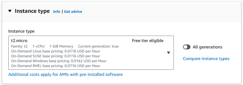 Choose an Instance Type